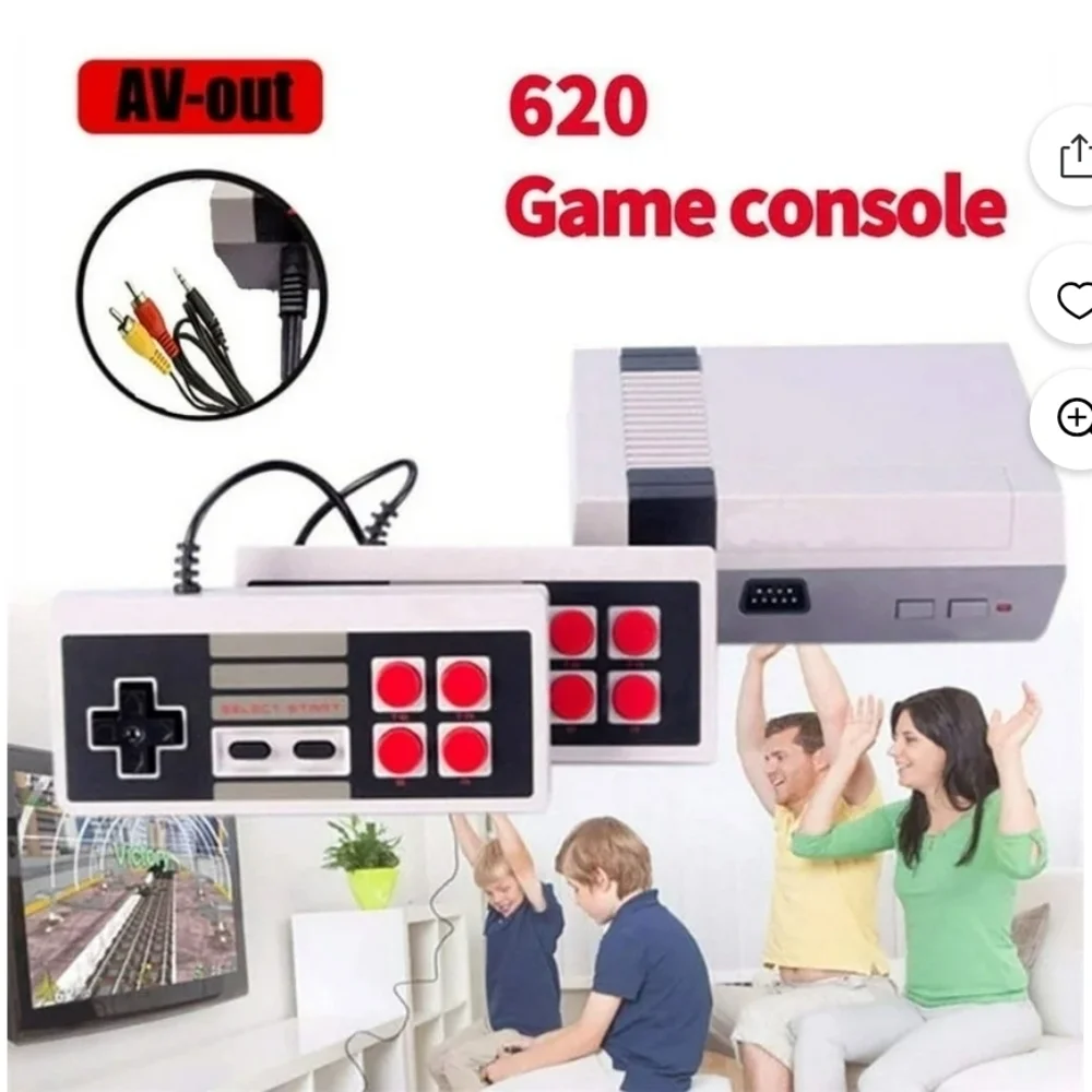 Mini Game Anniversary Edition Console - Gray 620 Built-in Games